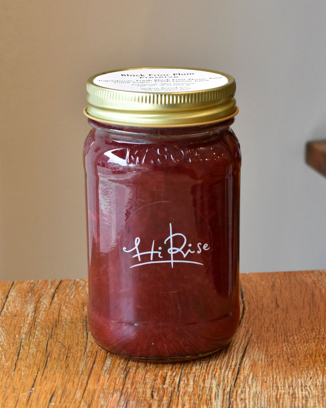 Single Variety Plum Jam