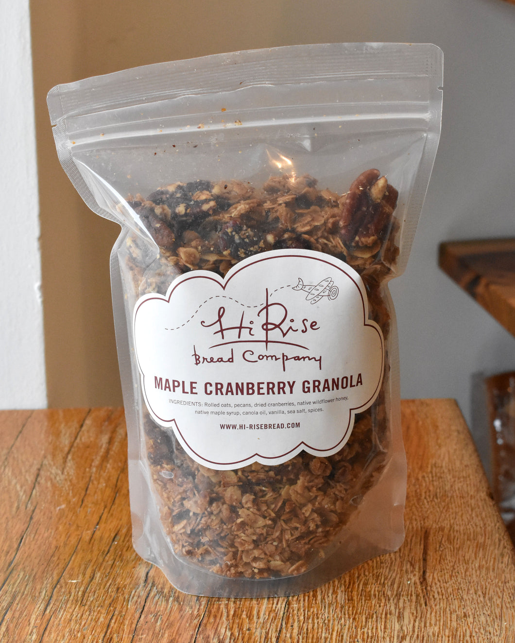 Maple Cranberry Granola